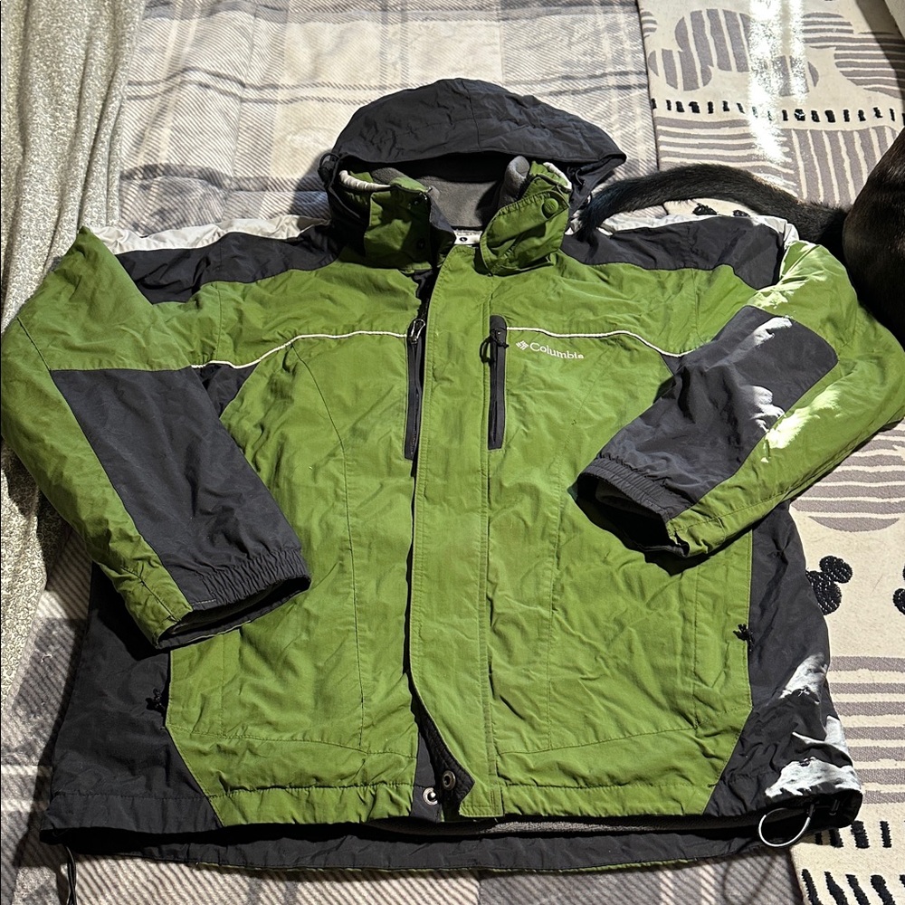 Columbia Green and Charcoal Jacket